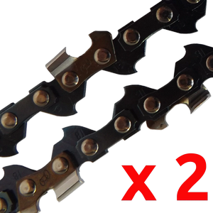 2 x Chainsaw Chain for AEG saws with a 30cm (12") bar