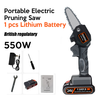 Electric Chain Saw 24 V Lithium Battery Portable Electric