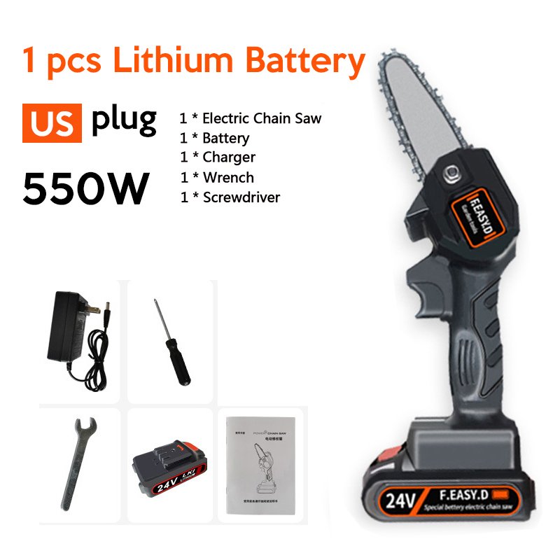 Electric Chain Saw 24 V Lithium Battery Portable Electric saw